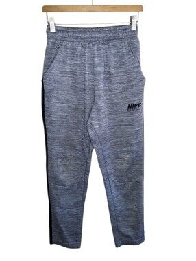 Nike Dri-Fit Heathered Gray Sweatpants Boys Size XL Casual Sporty Athleisure